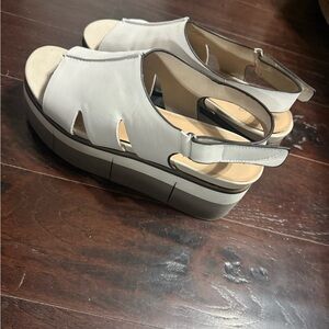 Naked Feet Geo Mist Wedges Size 11